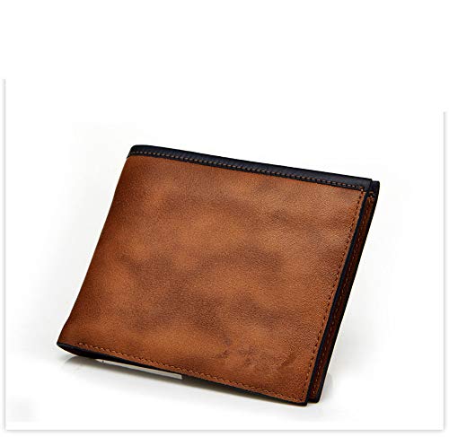 Preisvergleich Produktbild LJYkatins Leder einfache und stilvolle ultradünne Reißverschluss Herren Geldbörse Münztasche