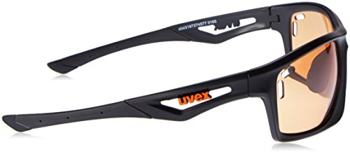 UVEX S5308682116 Sportsonnenbrille sportstyle 700 black mat/litemirror orange (S1) - 3