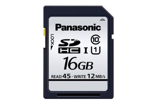 Panasonic RP-SDRC16GAK Class 10 SDHC 16GB Speicherkarte UHS-1 silber