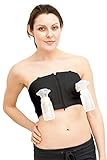 Simple Wishes Hands Free Double Pumping Bustier - XS to L, Black