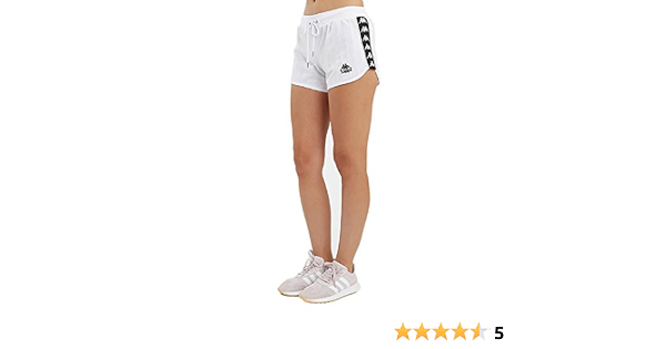 Kappa Pitstop Pantaloni Corti, Donna, Bianco, XS : Amazon.it: Abbigliamento