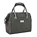 Produktbild esonmus Portable Nylon Leakproof Insulated Lunch Bag Heat Cool Insulation Baby Bottle Food Tote Bag for School Office Picnic Camping Trip-Grey