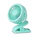 Produktbild Mengsi USB Clip-on Desktop Fan Mini Portable Desktop Electronic Fan 720 ° Drehen Home Office Dormitory Schlafzimmer,Blue