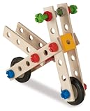 HEROS 100039038 – Constructor, Kran 170-teilig – Holz-Konstruktions-Set – 7 verschiedene Modelvarianten baubar – Made in Germany - 5