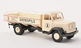 Baujahr : 0 Magirus 125 Eckhauber Bierpritsche, Bärenpils , Modellauto, Fertigmodell, Brekina 1:87