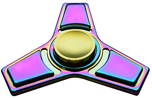 Alloy Fidget Spinner Stress Reducer Hand Spinner Tri Finger Ceramic Bearing Toy for ADHD EDC Hand Killing Time