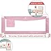 Price comparison product image Bed Rail Infant Bed Guard Toddler Safety Childs Bedguard Baby Folding Mesh Rail 1.5M 1.8M 2M - Different Colours - (Retro Powder)
