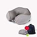 Produktbild DACHUI Memory-Baumwolle U-Förmige Kissen Nackenkissen Zervikalen U-Förmigen Reisen Nackenkissen Flugzeug Kopfkissen Hals NAP Kissen,Gray