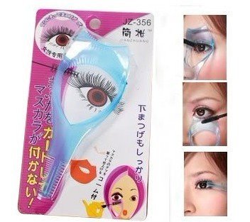 Big Bargain 3in1 Mascara Applikator Leitfaden Werkzeug Wimper Kamm Makeup - 3