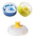Lusee® Baby Safety Face Body Cosmetic Powder Puff Sponge Box Case Container Talcum Powder Box Powder Puff Baby Supplies Dusting Powder Box (Blue)