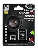 Class 10 - V30 Micro SD Card 32GB MAGIX 4K Series Class10 V30 + SD Adapter UP to 100MB/s