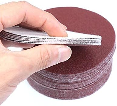 20pcs 4 Inch 100mm Round Sandpaper Disk Sand Sheets Hook &amp; Loop Sanding Disc Grit 40-2000