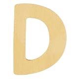 Rayher Hobby 6193300 Holz-Buchstabe, 6 cm, D