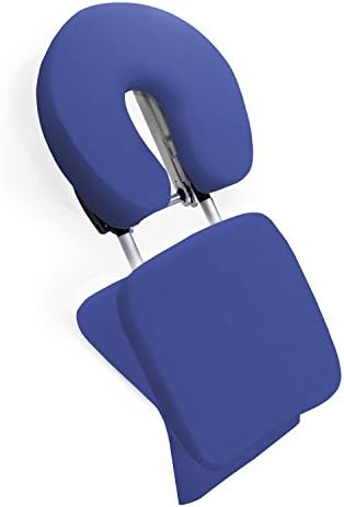 Lyndan - Cooma Blue Lightweight Portable Tabletop Cradle Headrest Massage Support Rack Attachment Desktop Table Top for Indian Head Massage Shiatsu Beauty Spa Therapy Tattoo Salon Reiki Healing Swedish Massage Physiotherapy with Carrier Bag