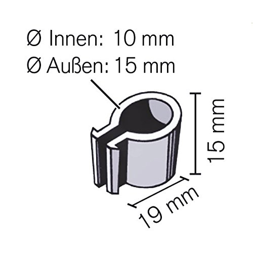 MacGreen® Gewächshaus-Clips zur Innenbefestigung (50 Stück) - 2
