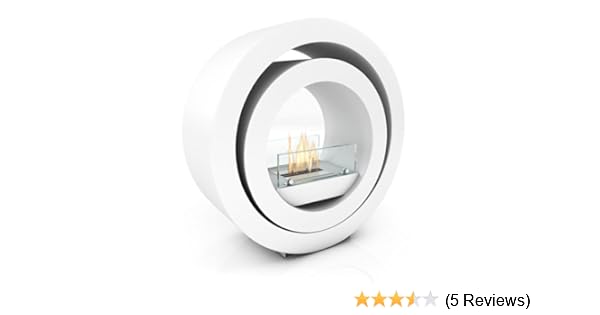 Imagin Bio Ethanol Fireplace Globus White Amazon Co Uk Kitchen