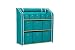 Produktbild Home-Like Multi-Bin Spielzeug Organizer Lagerung Turm Einheit Organizer Schrank Schublade Einheiten Stoff Brust Türkis 80 * 31.5 * 81.5 cm