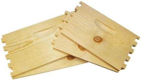 Langstroth Brood Box for bee hive- 10 frame hive- pine flat (x3 boxes)