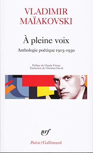 Télécharger A pleine voix : Anthologie poétique, 1915-1930 Livre PDF Gratuit