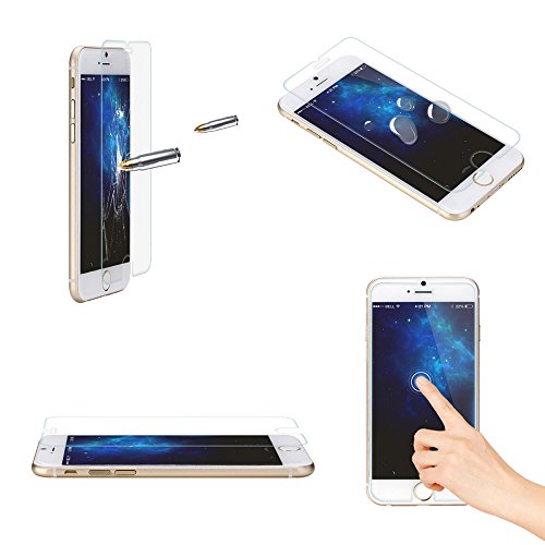 Continu Screen Protector Tempered Glas Hartglas Gehärtetem Glas Schutzfolie Panzerfolie Displayschutzfolie Displayschutz für Apple iPhone 6 Plus, 5.5 Zoll - 4