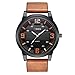 Produktbild Uhren Herren,Pottoa Multicolor Mode Casual Quarzuhr - Business Herren Konvexen Zifferblatt Gürtel Armbanduhr - Automatik Herrenuhr Luxus Uhr - Silikonuhr mit Armbanduhr