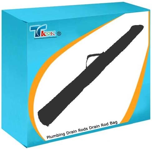 TK9K® - Plumbing Drain Rods Drain Rod Bag 920mm Moisture resistant storage bag with zip and carry handle.