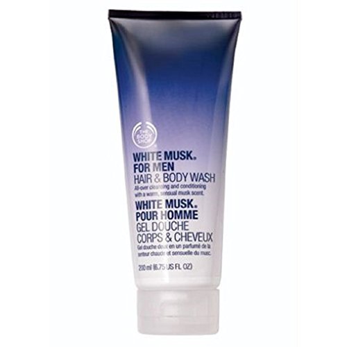 White Musk for Men Hair & Body Wash - Warm Sensual Musk Scent