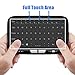 Produktbild CAPTIANKN Mini Backlit Keyboard, H18 + 2.4GHz Wireless Full Touchpad Remote