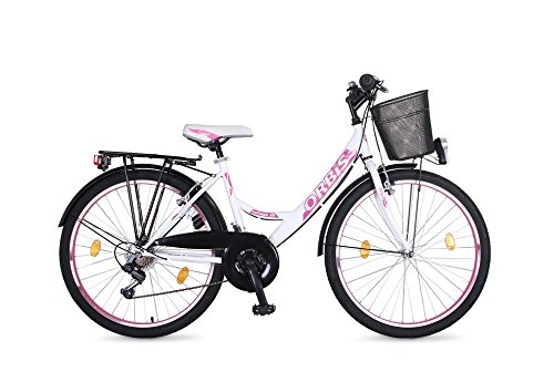 26 ZOLL Kinder Fahrrad Damenfahrrad Cityfahrrad Citybike Mädchenfahrrad Bike VOLTAGE LADY WEISS