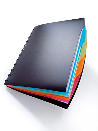 Durable Duralook Style - Funda para documentos DIN A4 con 20 fundas  color negro