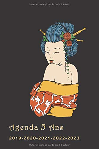Télécharger AGENDA 5 ANS 2019-2020-2021-2022-2023: GEISHAS - CAHIER JOURNAL ILLUSTRÉ - 60 MOIS DE RENDEZ-VOUS, livre En ligne