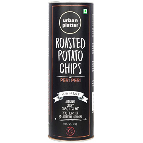Urban Platter Roasted Potato Chips, Peri Peri, 75G [Low In Salt & Zero Trans Fat]
