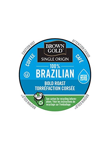 Preisvergleich Produktbild Brown Gold, 100% Brazilian Coffee, 48 Single Serve RealCups