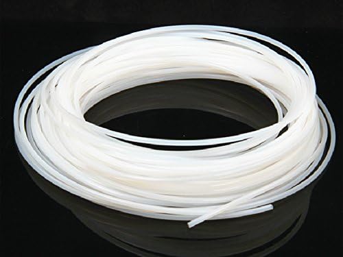joy2buy 5 Meters PTFE Teflon Tube 4mm OD x 2mm ID for 1.75mm Filament 3D Printer RepRap Rostock Kossel