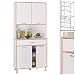 Produktbild Hochschrank COOKY Küchenschrank Küchenregal Schrank 047 Küchentrolley Küche Neu