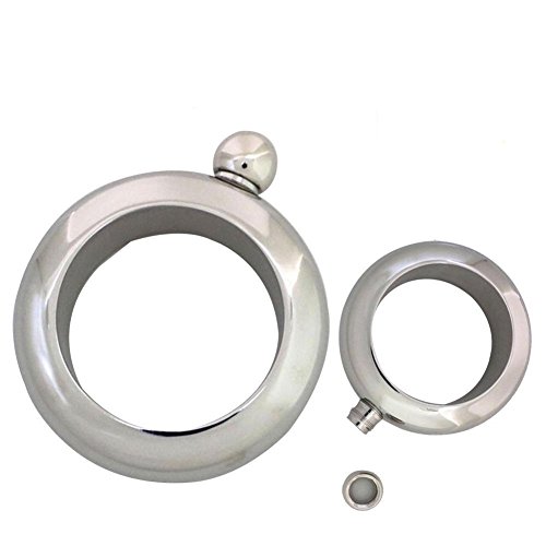 Jspoir Melodiz Kreative Armband Hüfte Flasche,Armband Design Flachmann Flasche Likörflaschen Schnapsflasche für Aufbewahrung von Whiskey/Alkohol