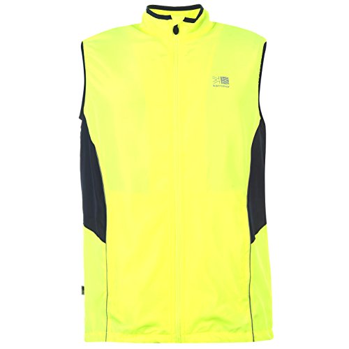 Buy Mens Hi Viz Running Vest Gillet Sleeveless Jacket Bright
