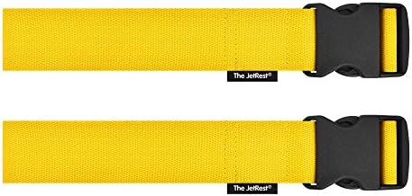 Luggage Strap - UK Made Suitcase Strap (Pack of 2 - Yellow)
