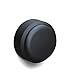 Produktbild BUNT & PFIFFIG Wandtürpuffer aus Aluminium Türstopper Türpuffer Puffer Zum Schutz der Wand Türklinkenpuffer Wandpuffer Wandstopper eloxiert Schwarz