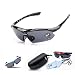Produktbild Sport Sonnenbrillen, schwarze sonnenbrille, Outdoor Sport Brille Polarisiert Sonnenbrille Radbrille mit wechselbare Linsen für Skilaufen Golf Radfahren Laufen Angeln Baseball