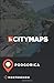Produktbild City Maps Podgorica Montenegro