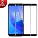 Produktbild Rozeda Panzerglas für Huawei Y7 2018, Volle Deckung Stoßfest Bubble Free Displayschutzfolie Folie, Anti Fingerabdruck 9H Härte Schutzfolie [2 Pack] (5,5 Zoll)