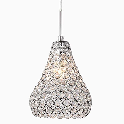 Preisvergleich Produktbild DFEIL Moderne kreative kristall pendelleuchte einfache romantische restaurant wohnzimmer esstisch hängen licht mode birnenform e27 kronleuchter leuchte