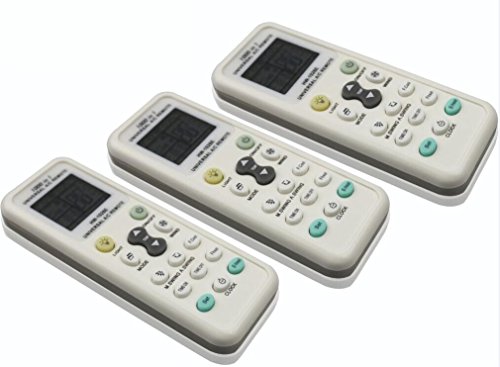 MYTK 1000 in 1 Universal Klimaanlagen Fernbedienung für Klimageräte mit integrierter Taschenlampe im 3er-Pack - 2