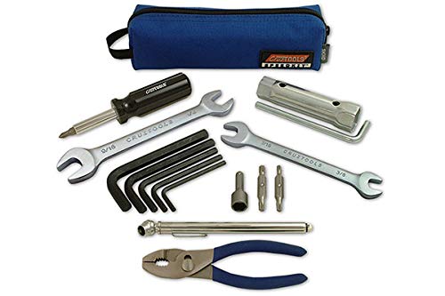 Kit Attrezzi Chiavi Pollici Fisse Esagonali Soccorso Pronto Uso Borsa Speedkit HD CruzTOOLS Utensili da Lavoro Manutensione Auto e Moto Americane Harley Davidson Sportster 883 1200 XL Dyna Glide Street Bob Fat Boy Bob Custom Forty Eight Seventy Two Chiave Candela Touring Electra Road Tour