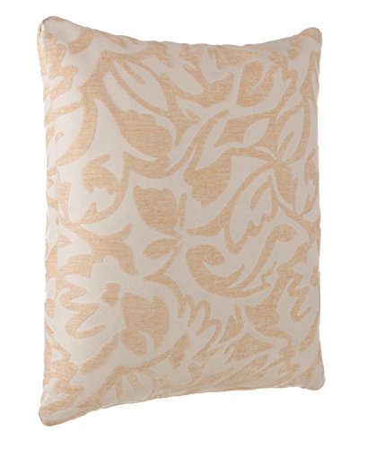 Jacquard Deko Kissen Zierkissen Couchkissen Sofakissen Motivkissen – mit Füllung Größe: ca. 50×50 cm Farbe: Creme/Beige – von Brandsseller - 2