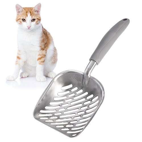 UEETEK-Mtal-de-Kitty-pour-animaux-de-compagnie-chien-chat-litire-Scooper-pelle-merde-Remover-avec-Long-Manche-pour-animaux-de-compagnie