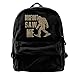 Produktbild Bigfoot Saw Me But Nobody Believes Sasquatch Unisex Classic Canvas Travel Backpack Rucksack School Bags