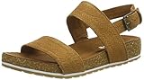 Cork & rubber sole  Timberland Damen Malibu Waves 2 Band Sandalen, Braun (Saddle Zff), 38 EU
