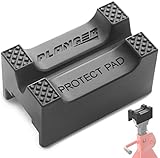 PLANGER - Protect Pad - Tampon pour chandelles en Acier avec Conception antidérapante - Protégez Votre Voiture en la Levant par Le Chandelles à crémaillère - Construit de Caoutchouc très résistant